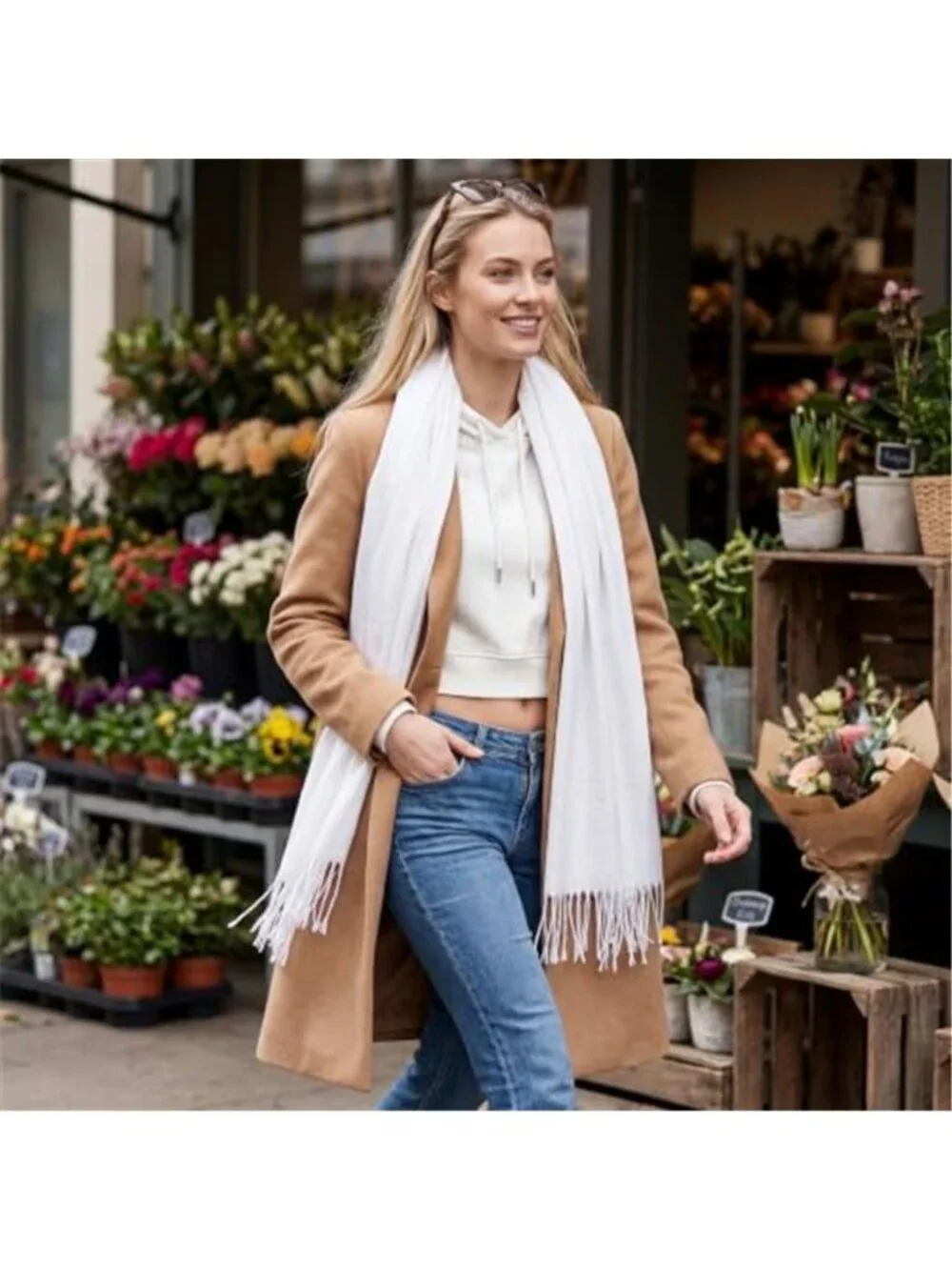 Women's Scarf Pashmina Shawls Wraps for Evening Dress Bridesmaid Wedding